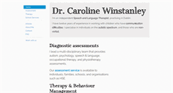 Desktop Screenshot of carolinewinstanley.com